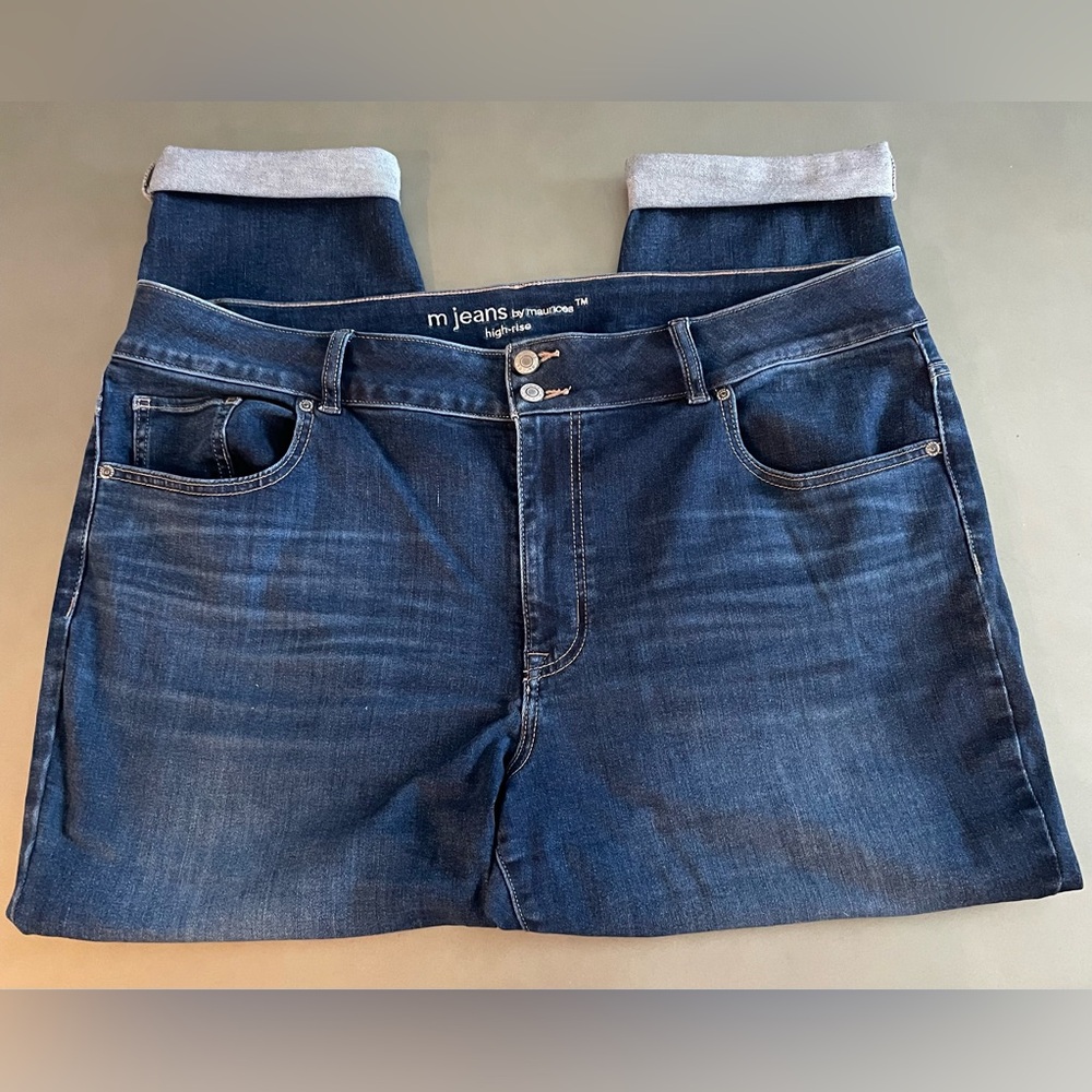 Maurices Dark Blue High-Rise Denim